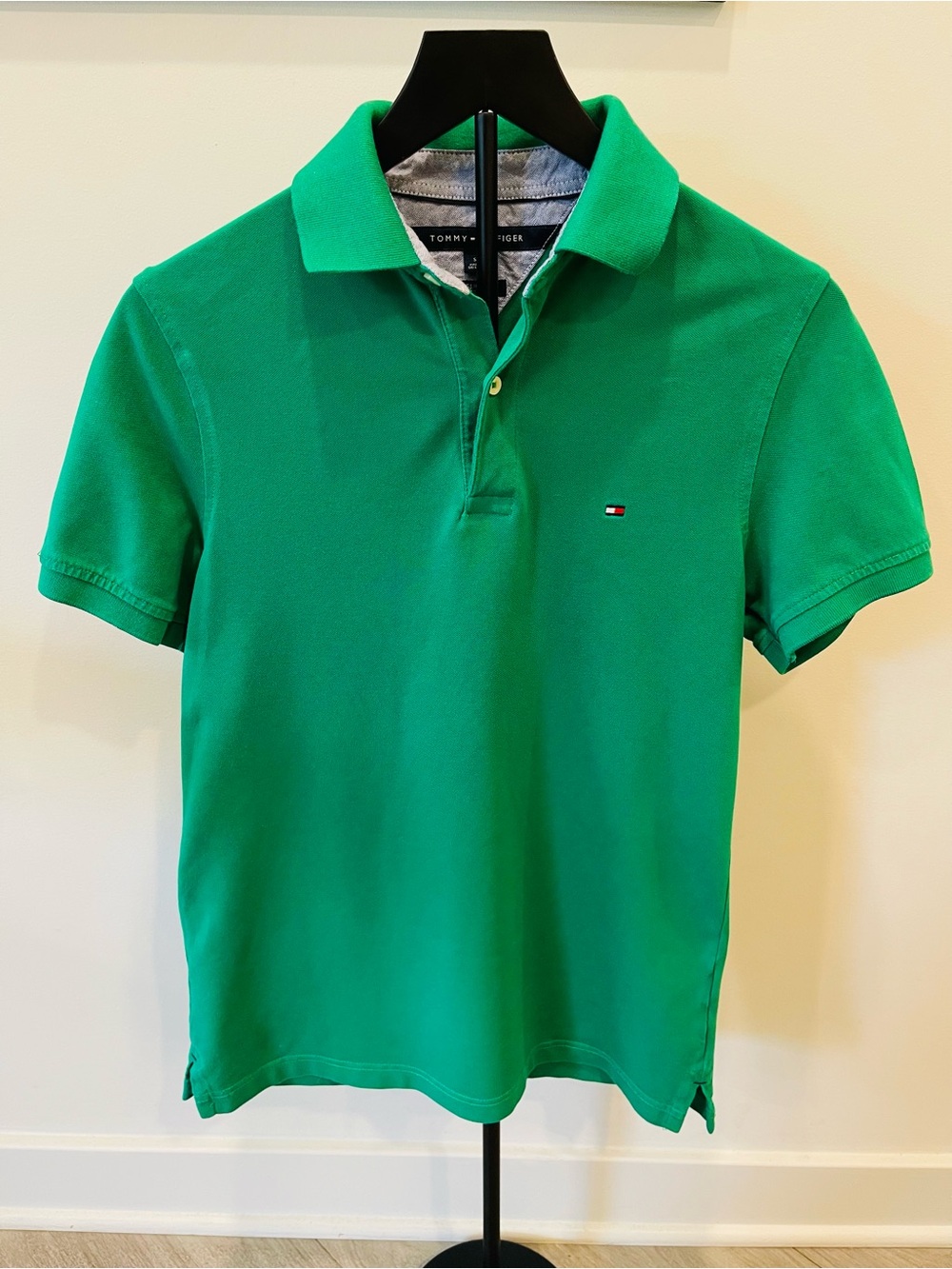 Tommy Hilfiger Men's Green Classic Polo Shirt size S
